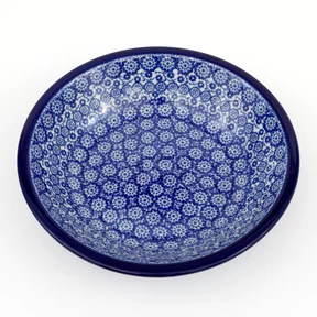 Talerz ceramiczny, głęboki 026 21,5 cm<br>2615X Kobaltowa koronka
